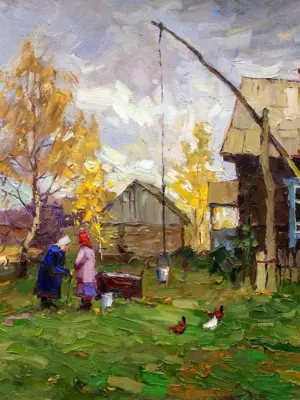 Андрей Токарев деревня живопись