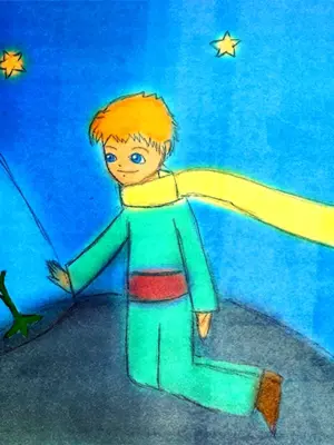 Иллюстрация к сказке маленький принц