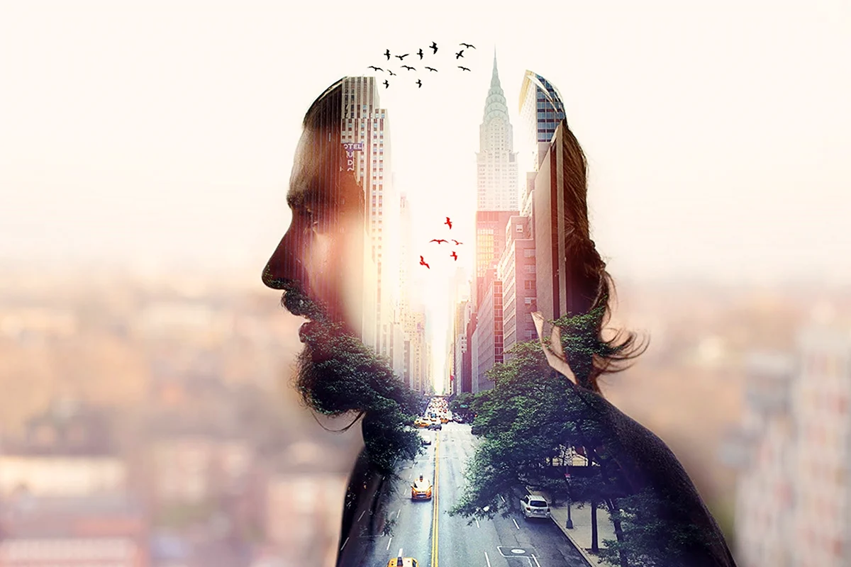 Double exposure life. Двойная экспозиция. Крутая двойная экспозиция. Двойная экспозиция портреты.