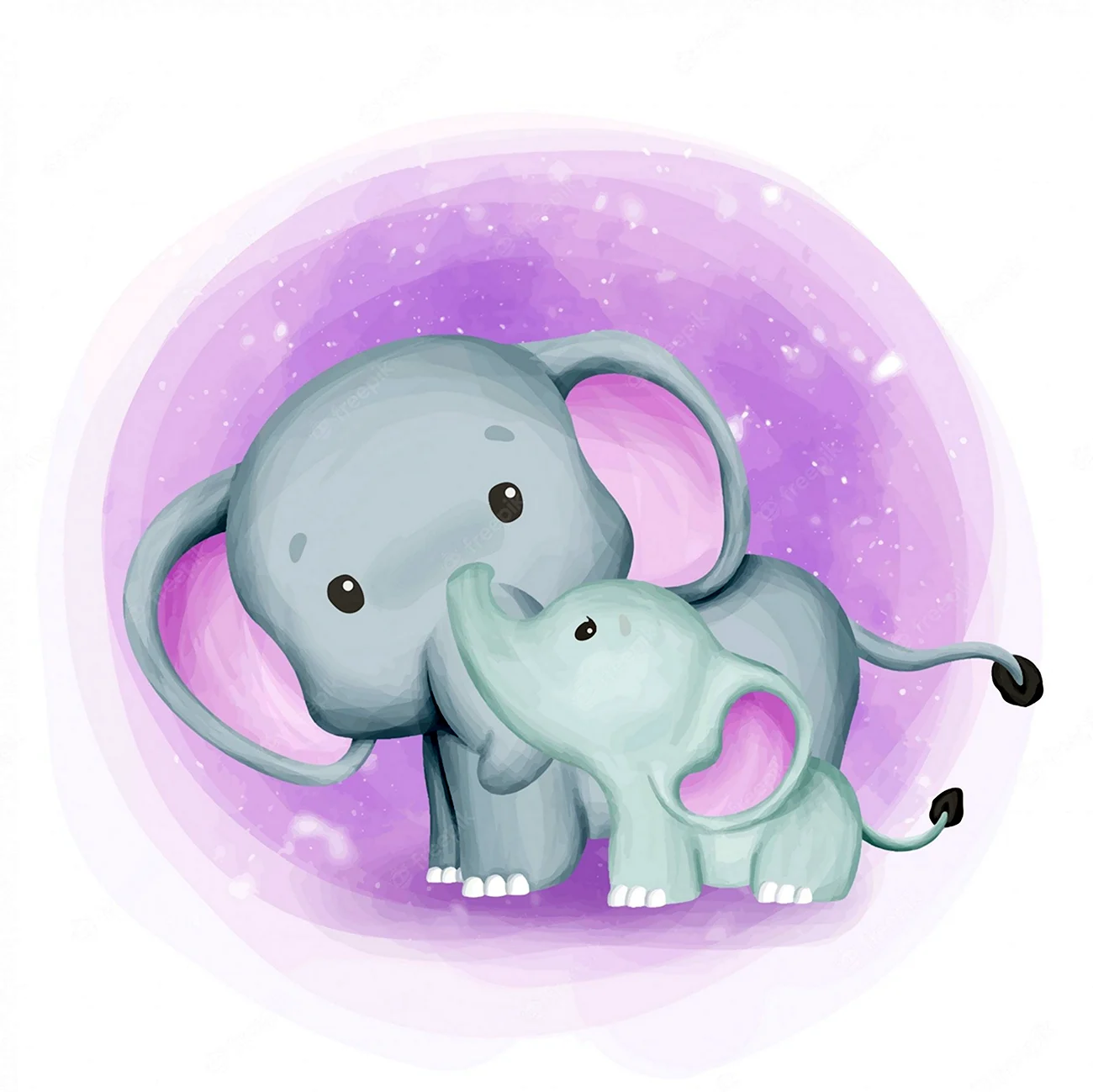 Милые слоники иллюстрации малыши