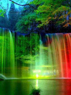 Природа водопад