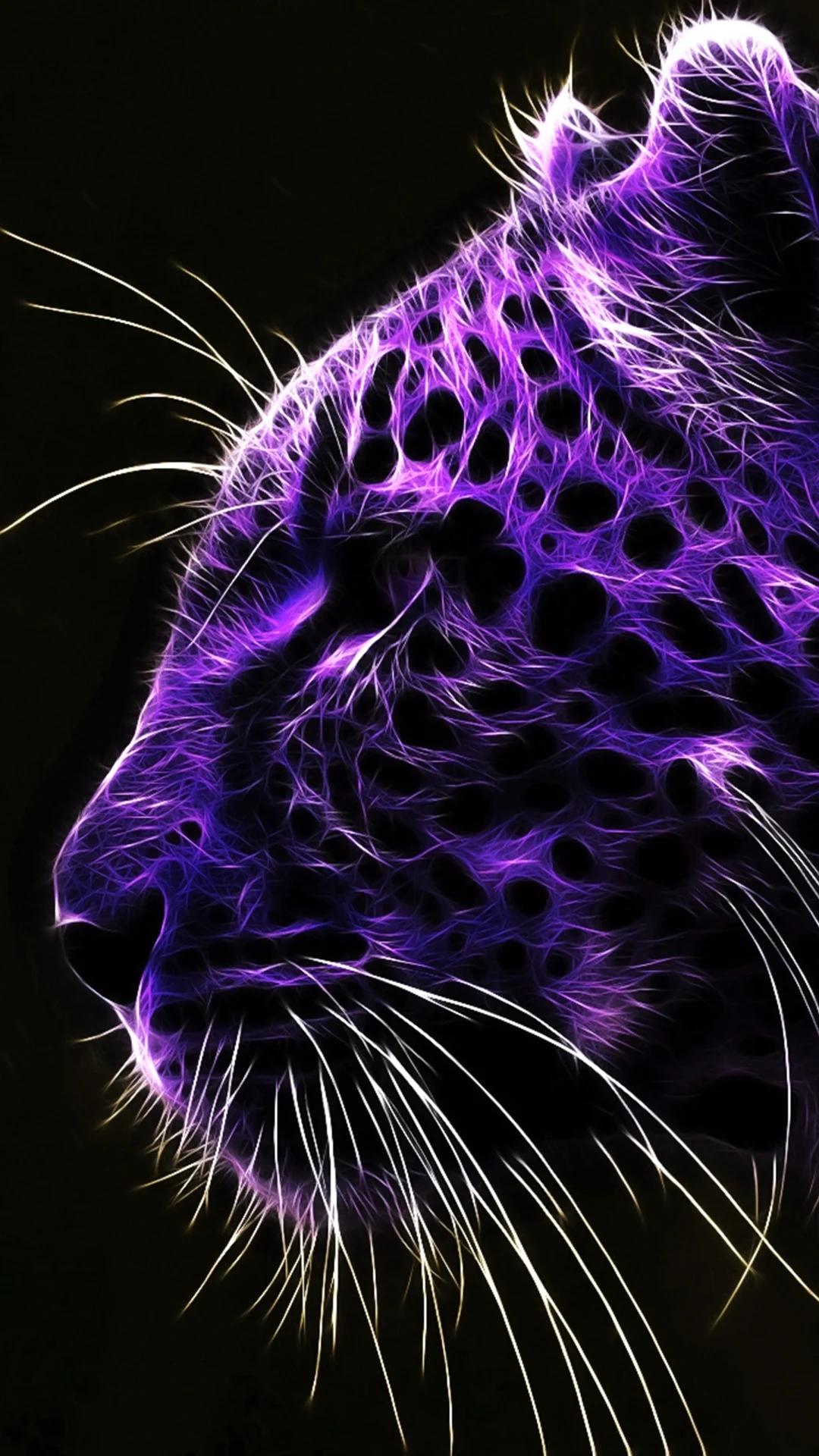 Фиолетовый леопард