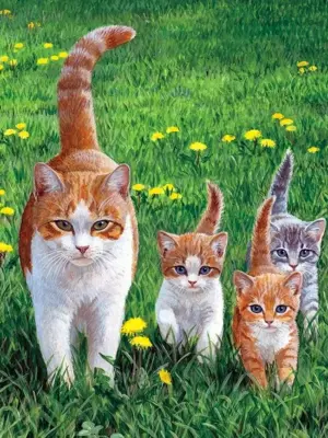 Кошки Персис Клейтон Вейерс картины