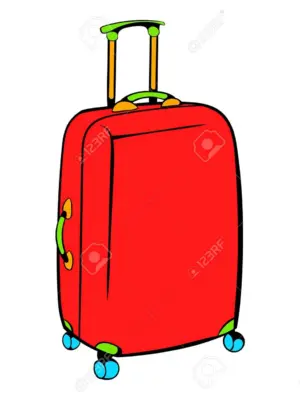 Красный чемодан для детей