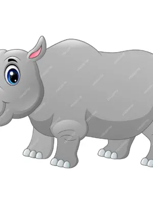 Носорог из мультика