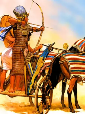 Боевая колесница в древнем Египте
