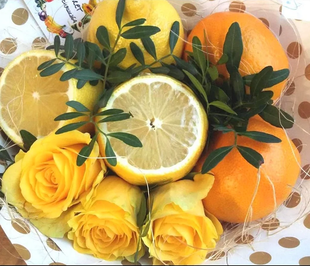 Букет из апельсинов