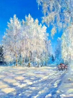 Георгий Харченко зимний пейзаж
