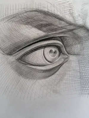 Глаз Давида Академический рисунок