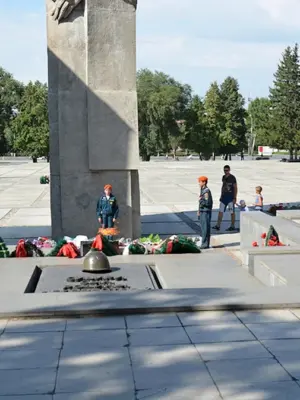 Памятники Новосибирска монумент славы