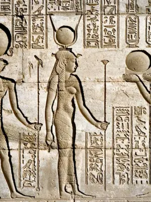 Углубленный рельеф древнего Египта