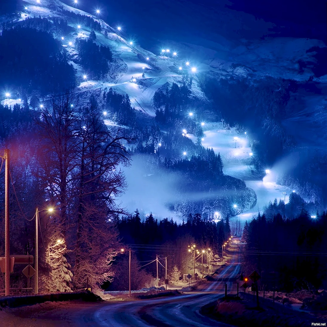 Аляска ночью