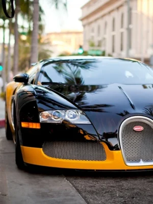 Bugatti Veyron super Sport девушка