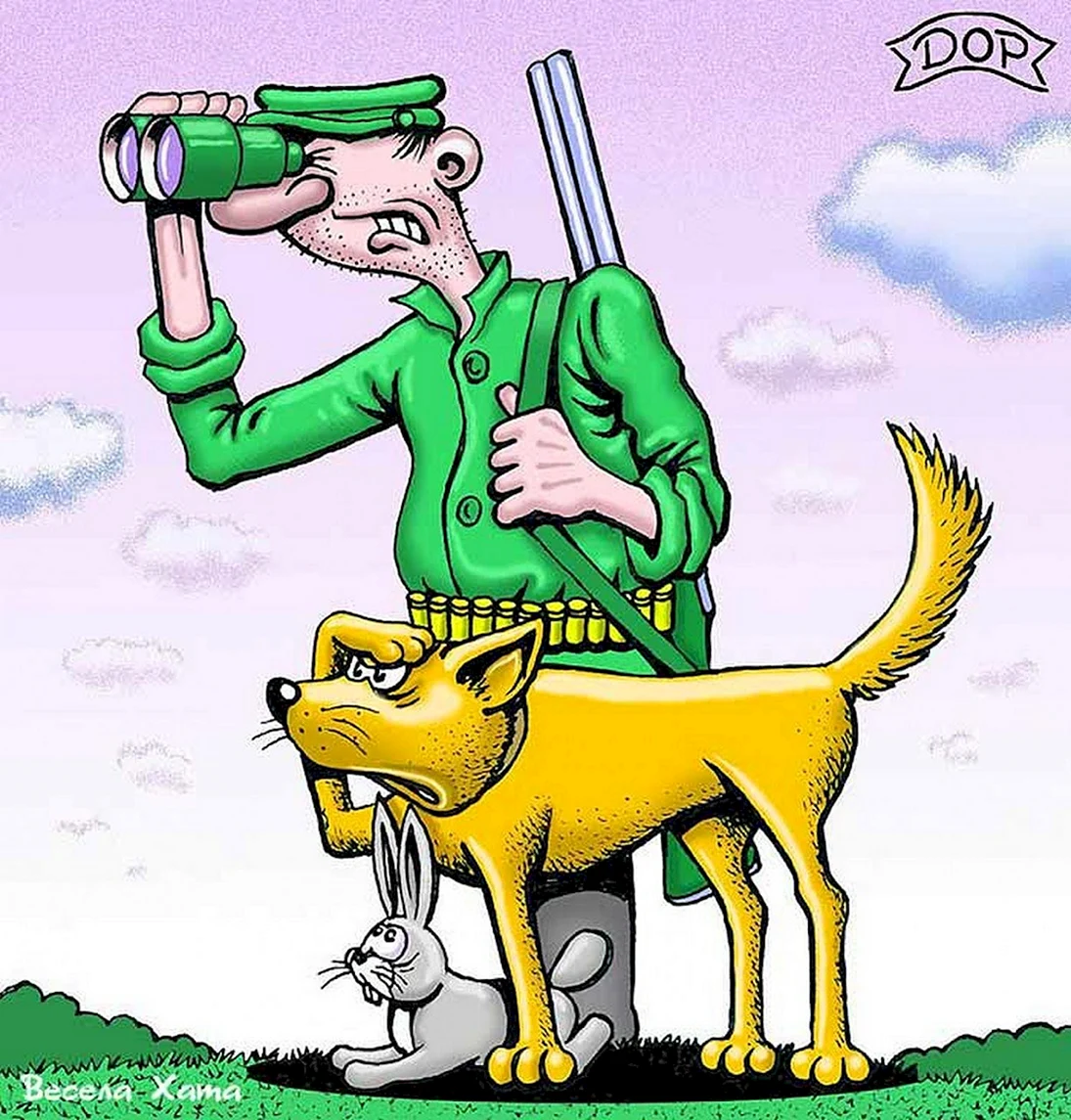 Карикатуры на охотников