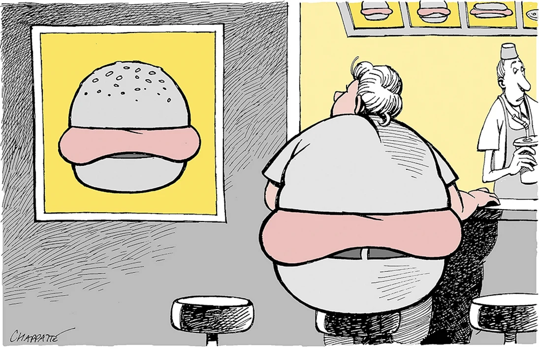 Карикатуры на тему похудения
