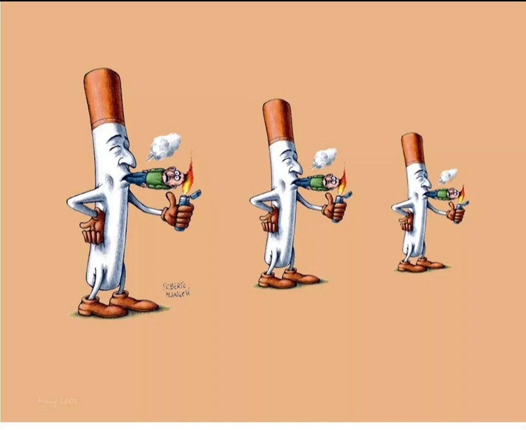 Карикатуры против курения