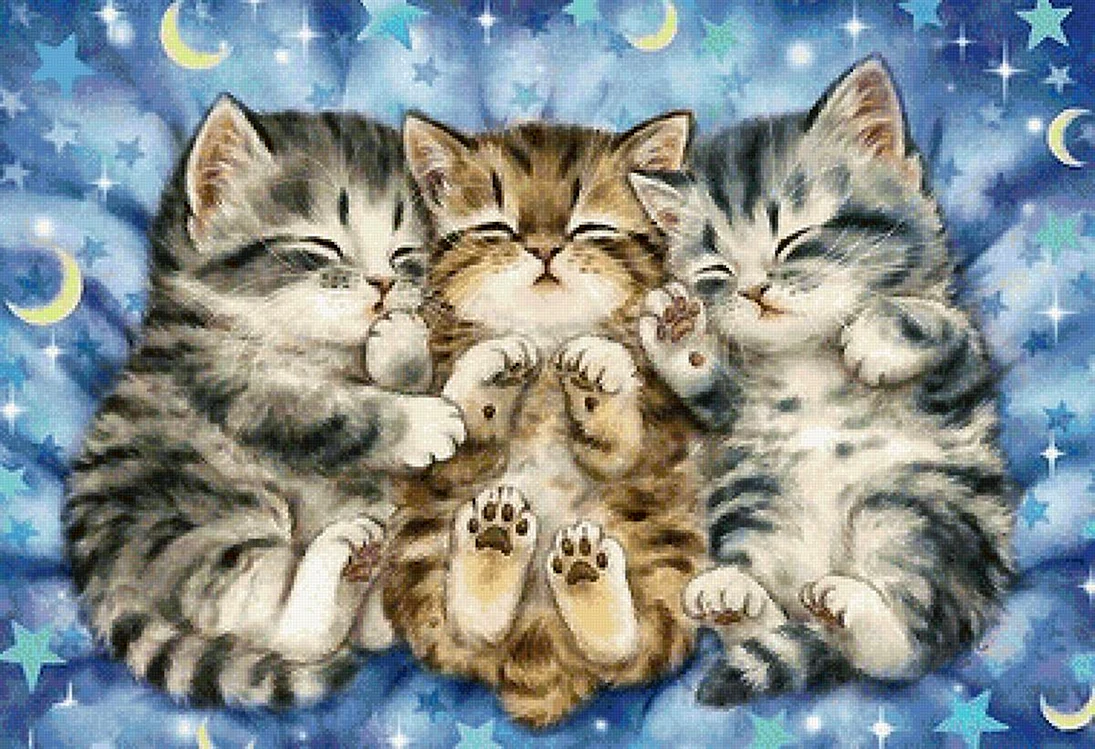 Картина три котенка