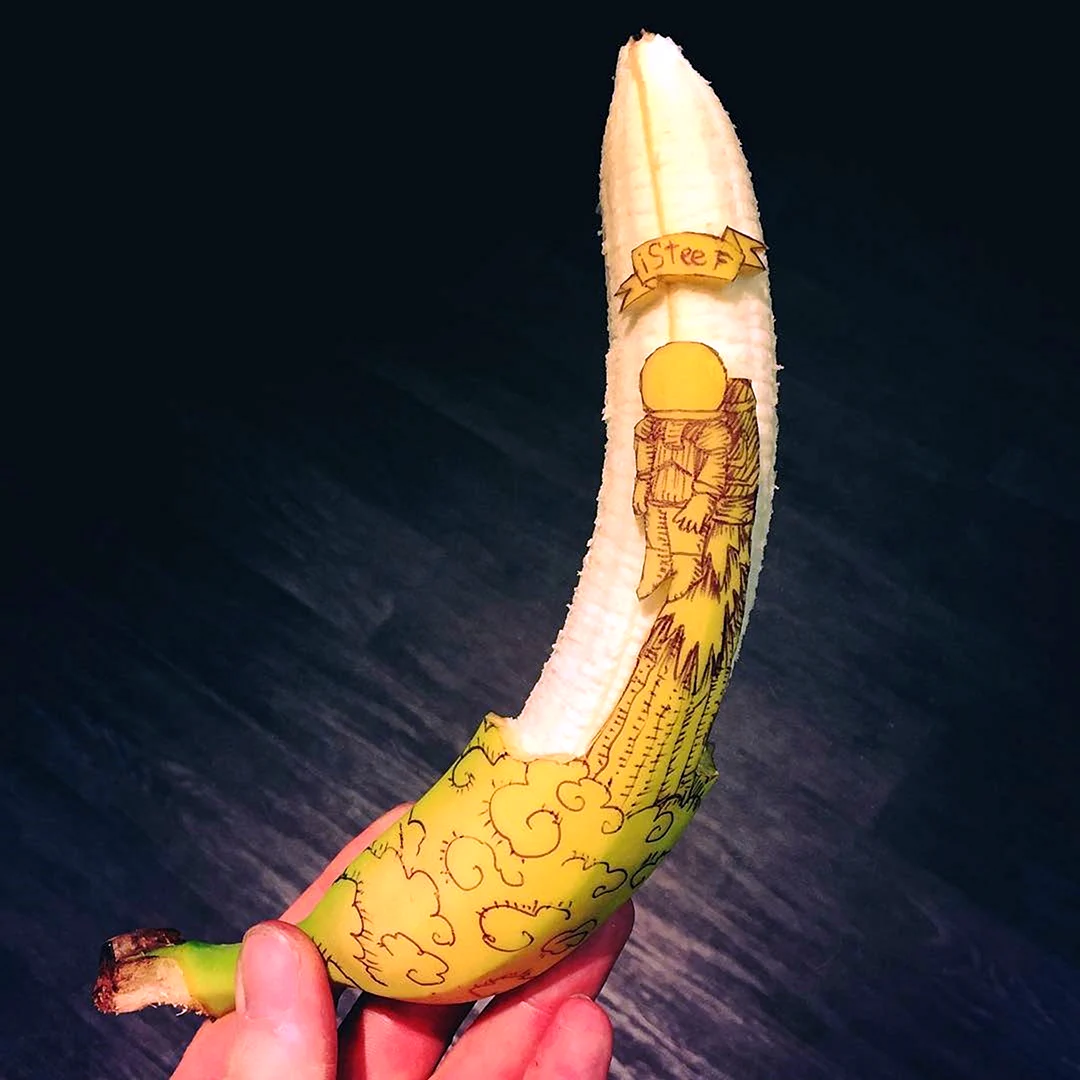 Картинки с бананом необычные