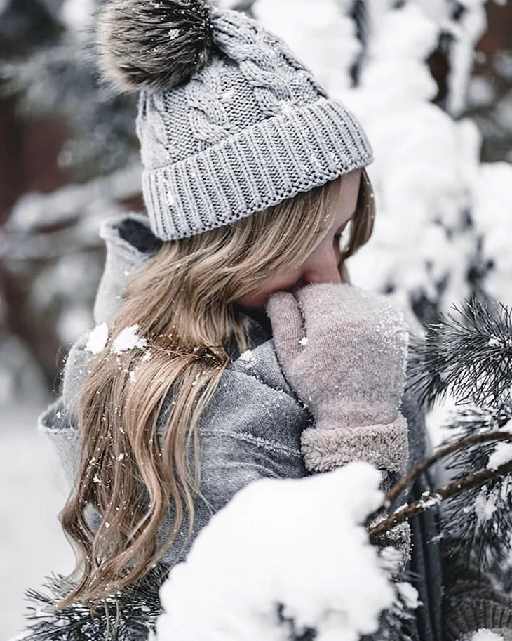 Красивые девочки зима