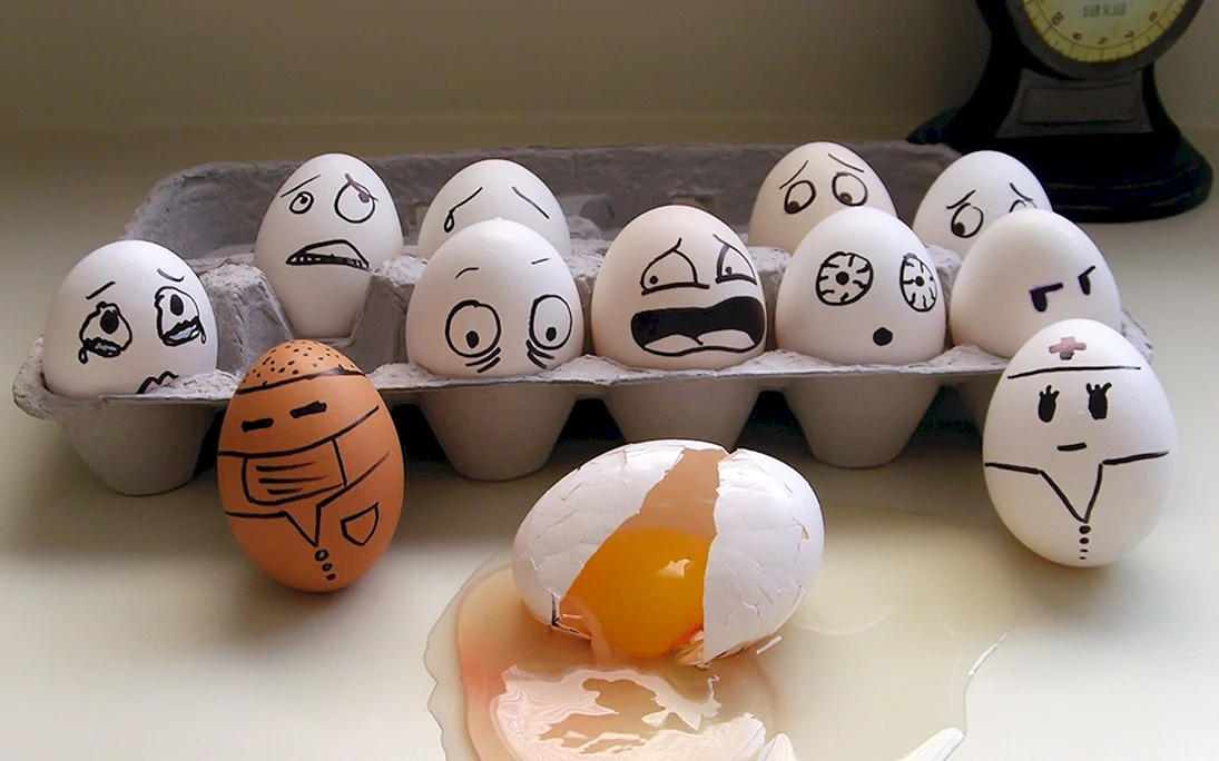 Креативные яйца