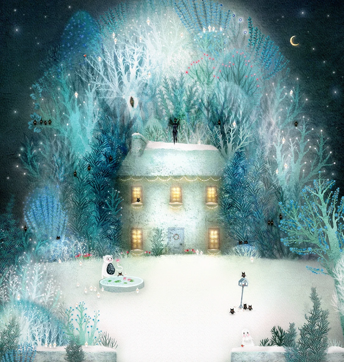 Лиза Эванс иллюстрации зимы