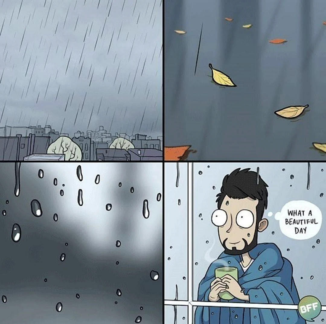 Мемы про дождь