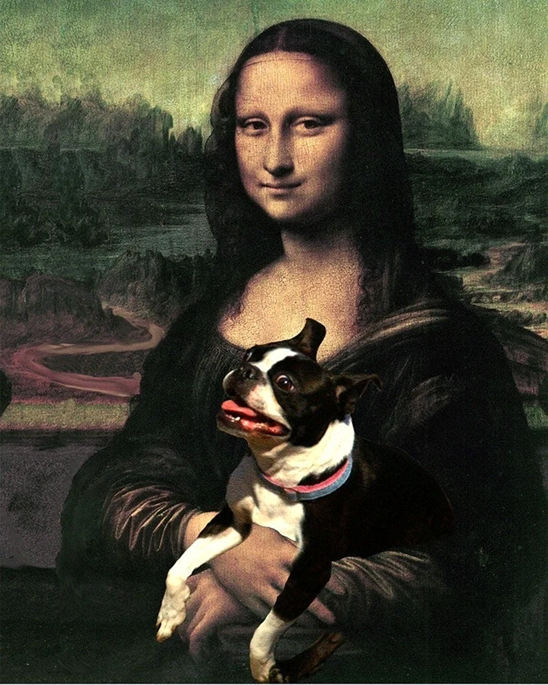 Мона Лиза собачка