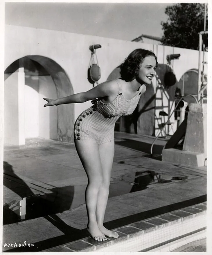 Olivia de Havilland в молодости