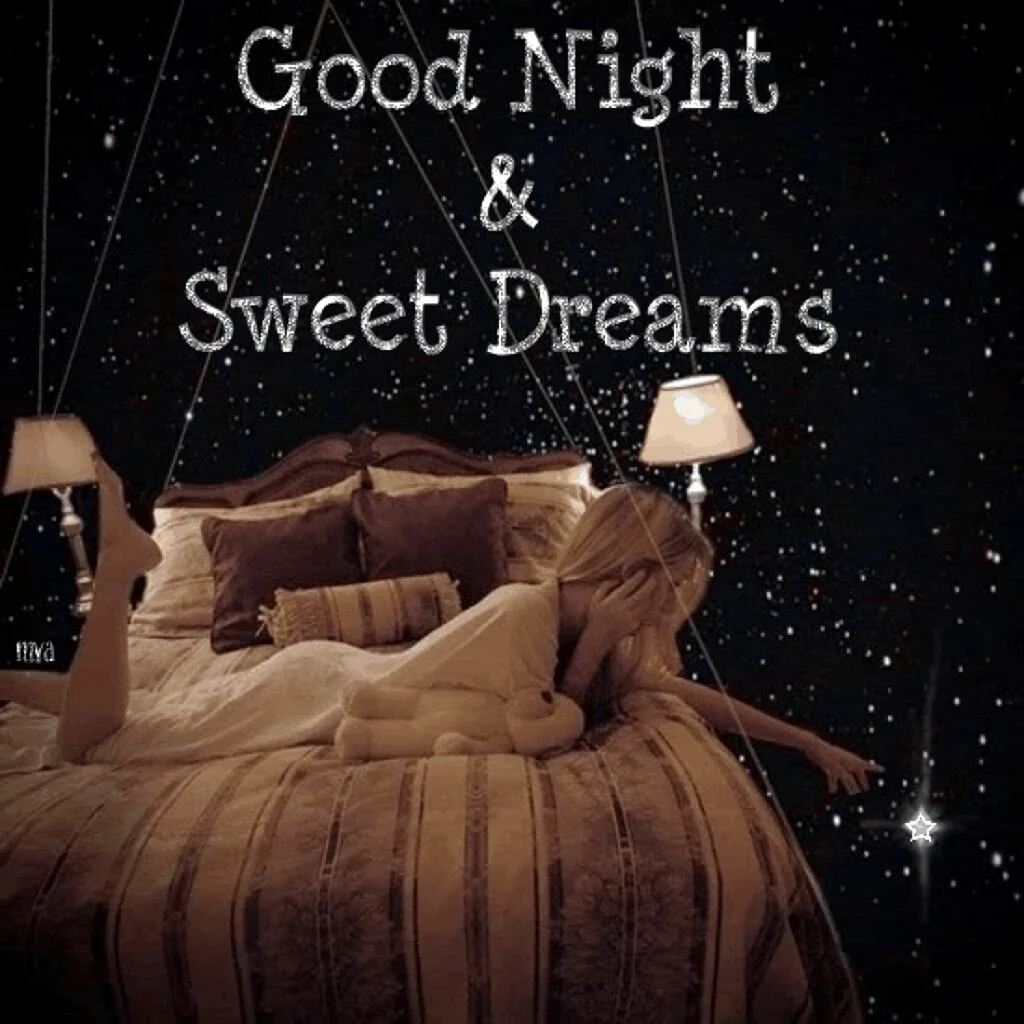 Открытки good Night Sweet Dreams