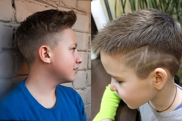 Причёски для мальчиков модные