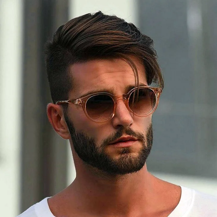 Причёски мужские средние