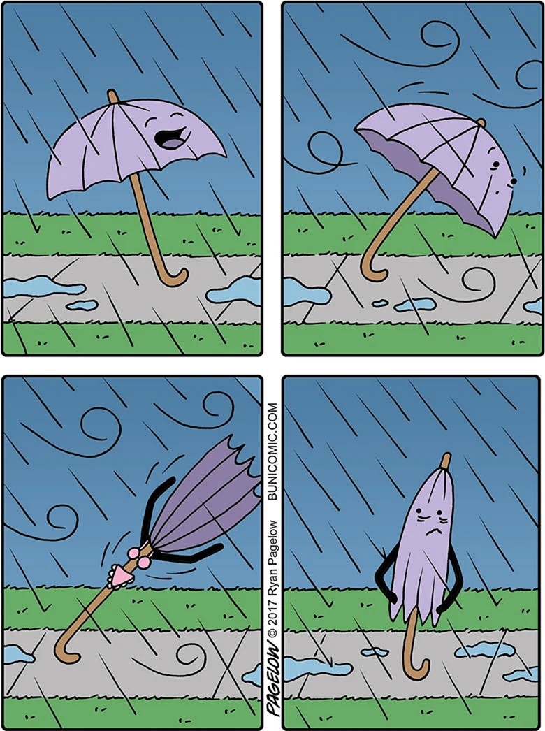 Приколы про дождь