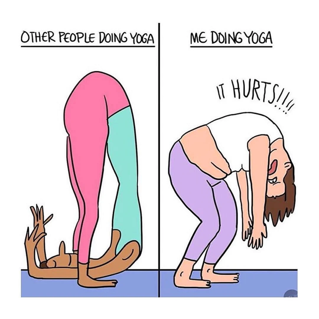 Приколы про йогу