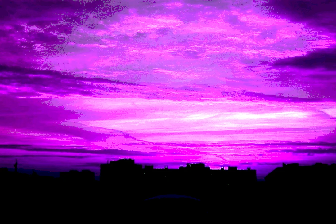 Северное сияние Эстетика фиолетовый