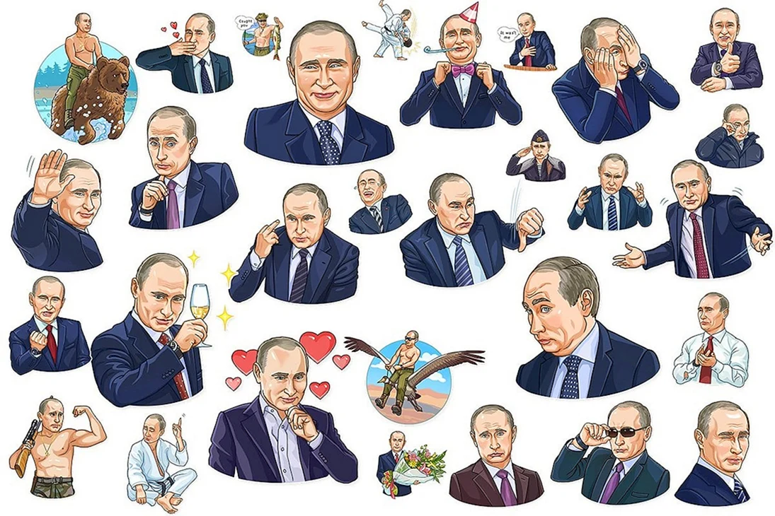 Стикеры Путин