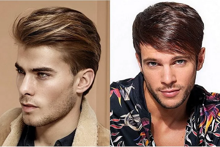 Стильные причёски для парней на средние волосы