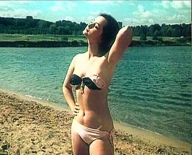 Татьяна Друбич в молодости в купальнике